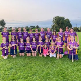 14th Aug The U12 girls welcomed Boyle to lisnamult in the 5th round of the league yesterday evening. The girls started brightly with some great scores and went into half time leading. In the second half Boyle responded strongly with some excellent scores , the girls battled hard against a resilient Boyle team replying with some fantastic scores ! In the end we got the deserved win . A big well done to all the girls this evening and thanks to Boyle camogie for a great match . 🟣🟡