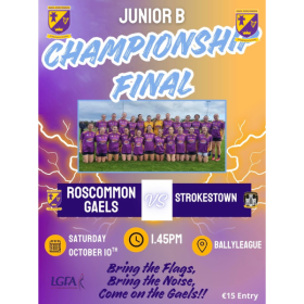 10th Oct Junior B Ladies Final
