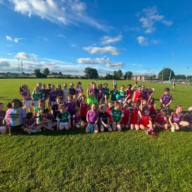 23rd June U8 LGFA Blitz Tonight ☀️🏐 A big thank you to all the teams who joined us this evening — Roscommon Gaels, St Faithleachs and Kilbride . We were blessed with a beautiful evening in the sunshine, and it was great to see so many young girls enjoying their football. There were brilliant matches, lots of fun, and plenty of skill and enthusiasm on display throughout the evening. Thanks to all the parents and coaches from every team for their support and encouragement, and to our own Under-16 Go Games referee, Anna, for officiating the games. Most importantly, the girls had a fantastic time, which is what it’s all about!