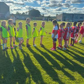 23rd June U8 LGFA Blitz Tonight ☀️🏐 A big thank you to all the teams who joined us this evening — Roscommon Gaels, St Faithleachs and Kilbride . We were blessed with a beautiful evening in the sunshine, and it was great to see so many young girls enjoying their football. There were brilliant matches, lots of fun, and plenty of skill and enthusiasm on display throughout the evening. Thanks to all the parents and coaches from every team for their support and encouragement, and to our own Under-16 Go Games referee, Anna, for officiating the games. Most importantly, the girls had a fantastic time, which is what it’s all about!