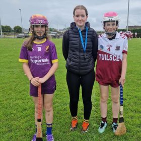 18th june 🟣🟡 U12 Camogie 🟣🟡 Our U12 Camogie girls welcomed Tulsk to Lisnamult on Thursday evening for a highly competitive and entertaining game. It was a very strong Tulsk side, with both teams battling hard from start to finish. Tulsk ultimately came out on top and deservedly took the win. Well done to all the girls on both teams for their effort, skill, and sportsmanship throughout the game. Keep up the great work! 👏🏑💜💛